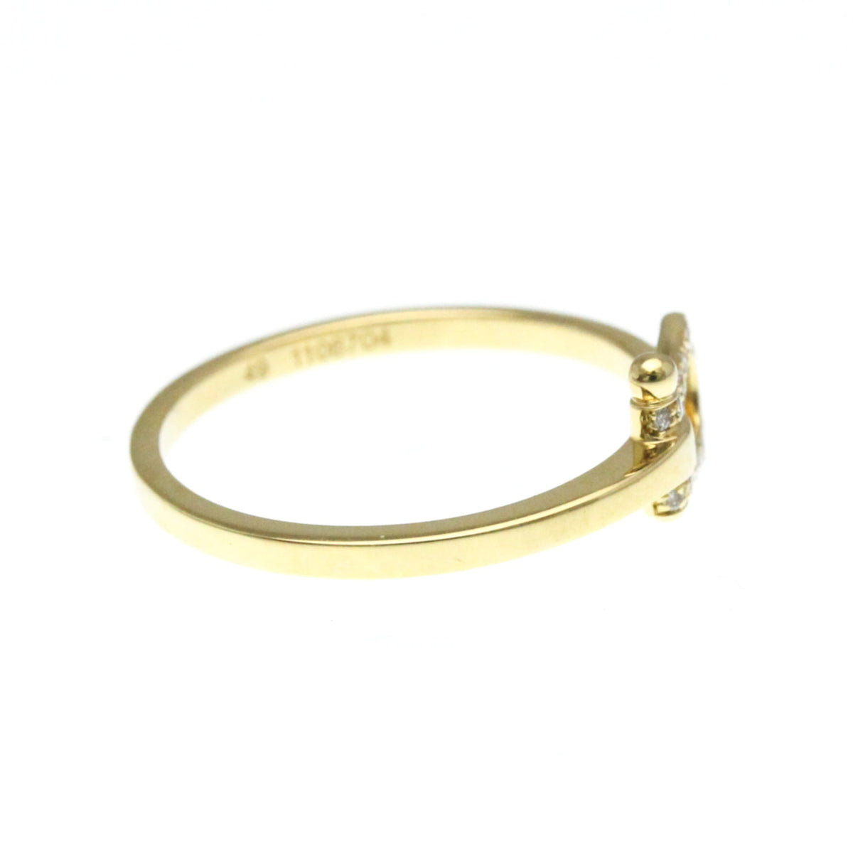 PRE-OWNED Fred Force 10 Mini · Diamond · 18K Yellow Gold Size 5