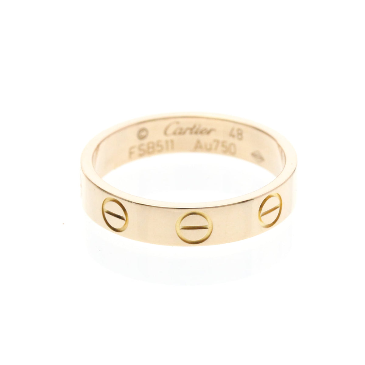 PRE-OWNED Cartier Mini Love · Rose Gold Size 4.5