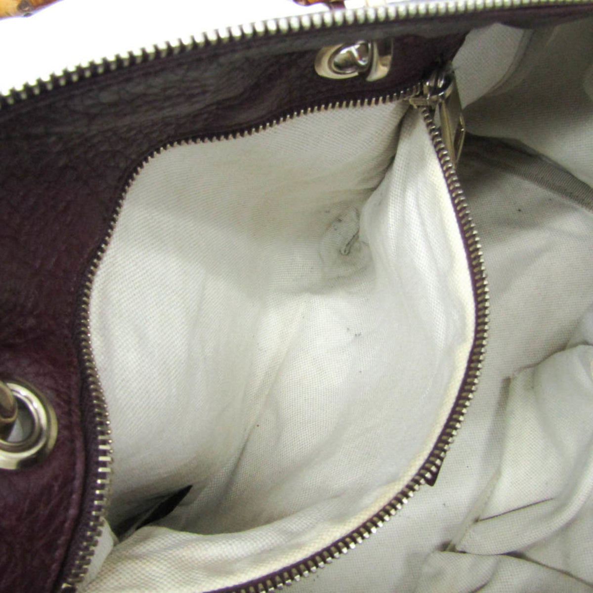 PRE-OWNED Gucci Bamboo · Leather Handbag