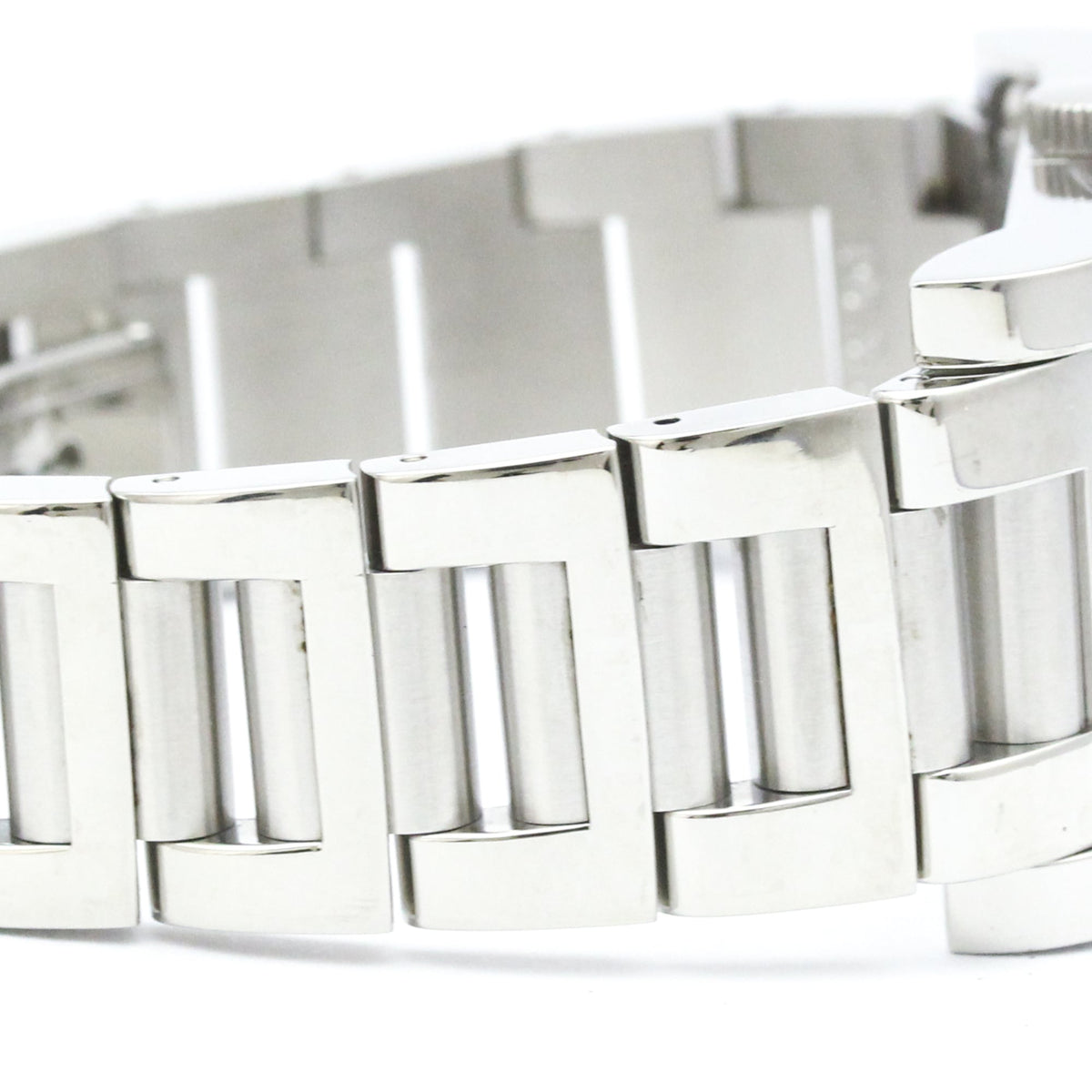 PRE-OWNED Bvlgari Rettangolo · Steel · Automatic