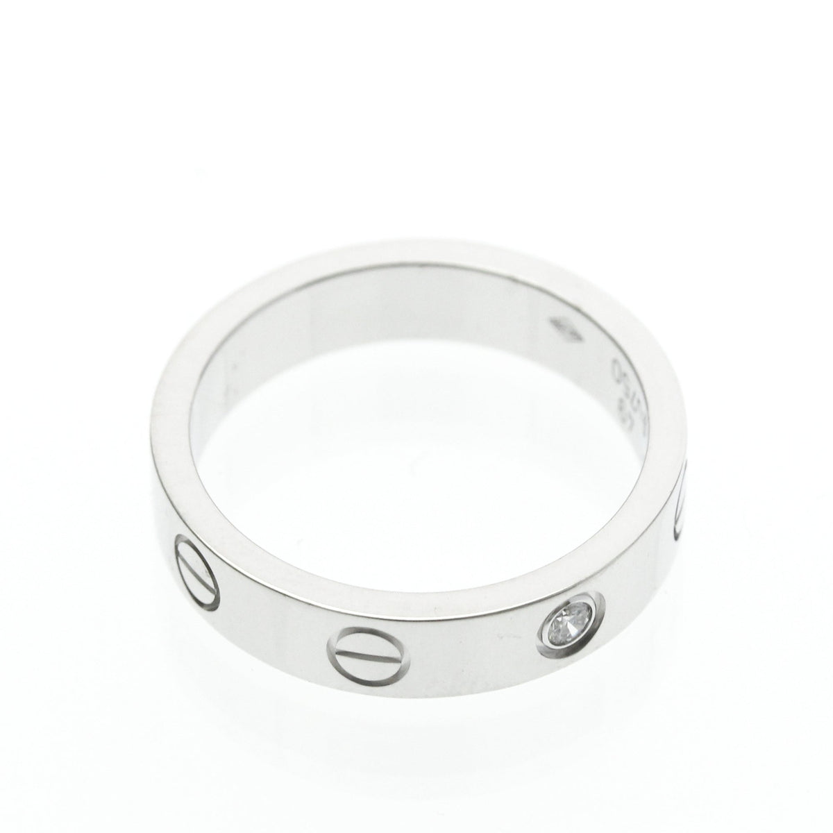 PRE-OWNED Cartier Mini Love · 18K White Gold · Diamond