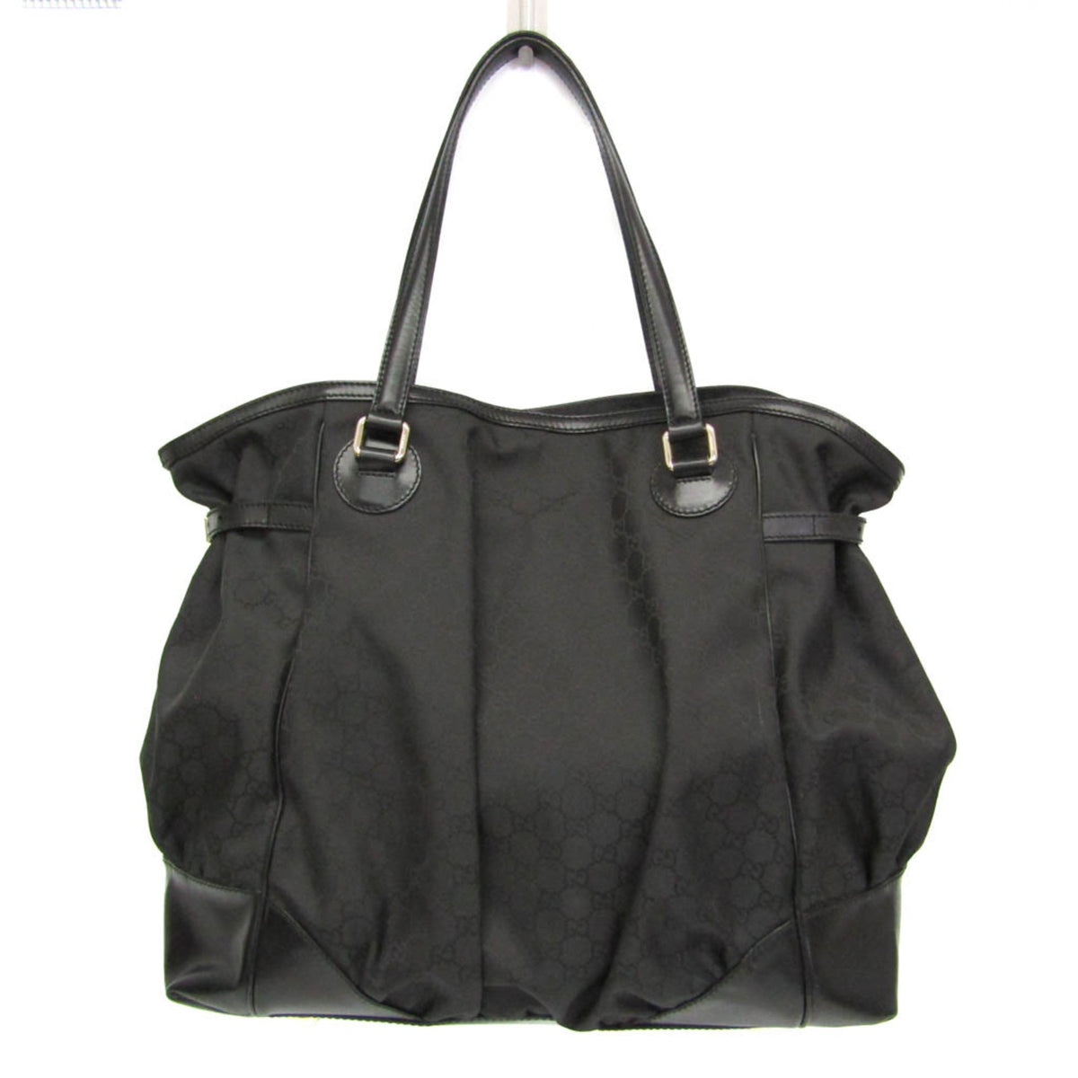 PRE-OWNED Gucci · Nylon & Leather Tote