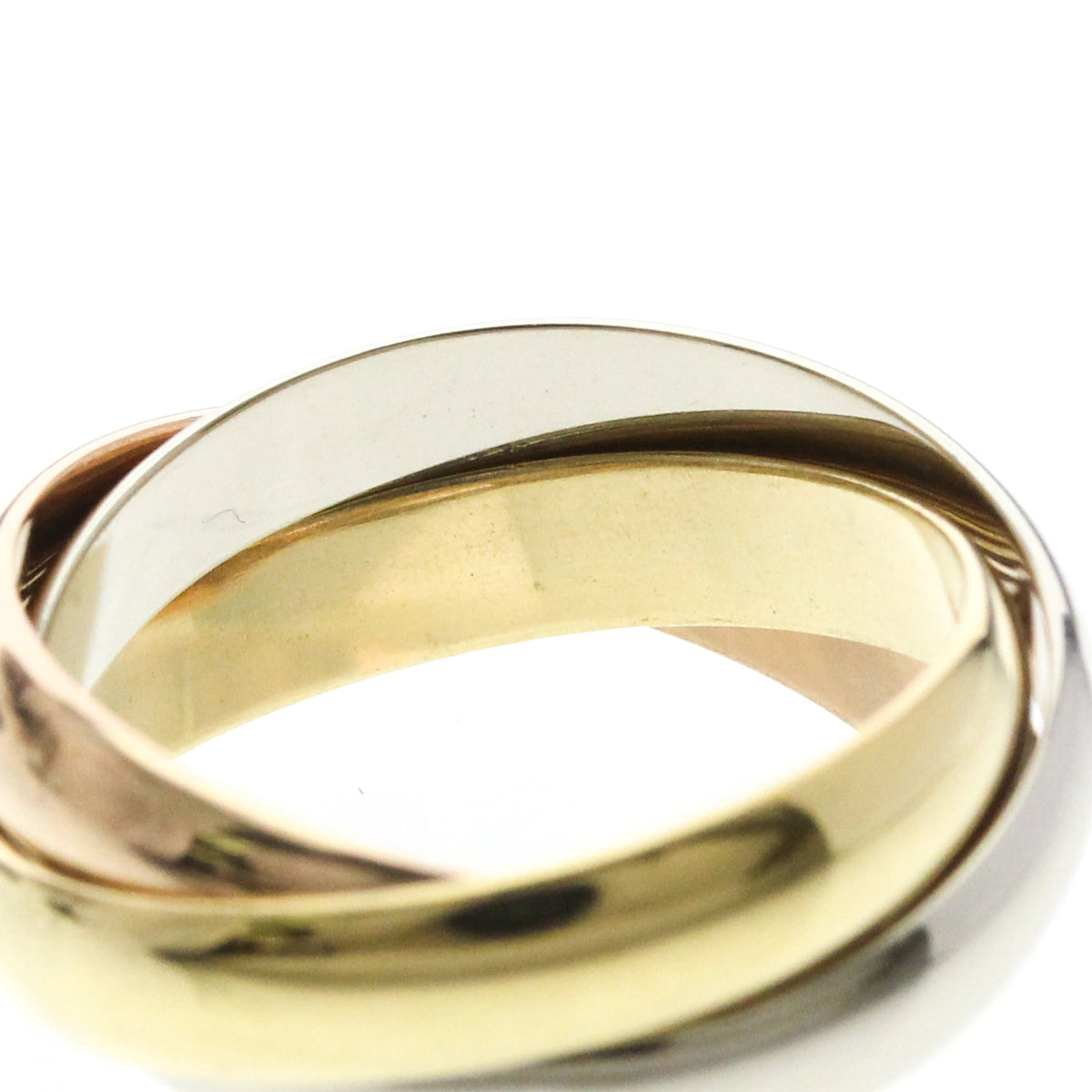 PRE-OWNED Cartier Trinity · Tri-Gold Size 5.75
