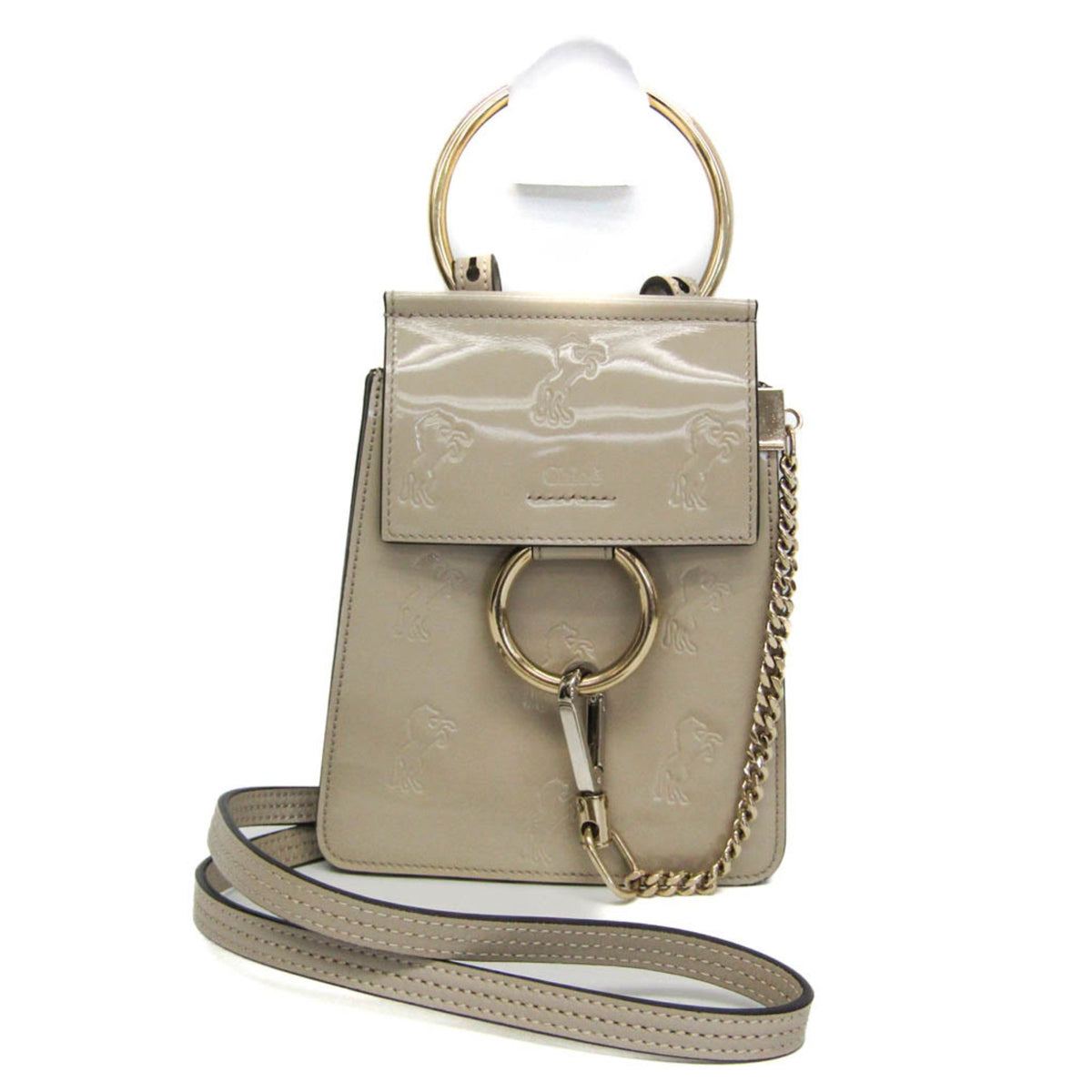 PRE-OWNED Chloé Faye · Enamel Leather