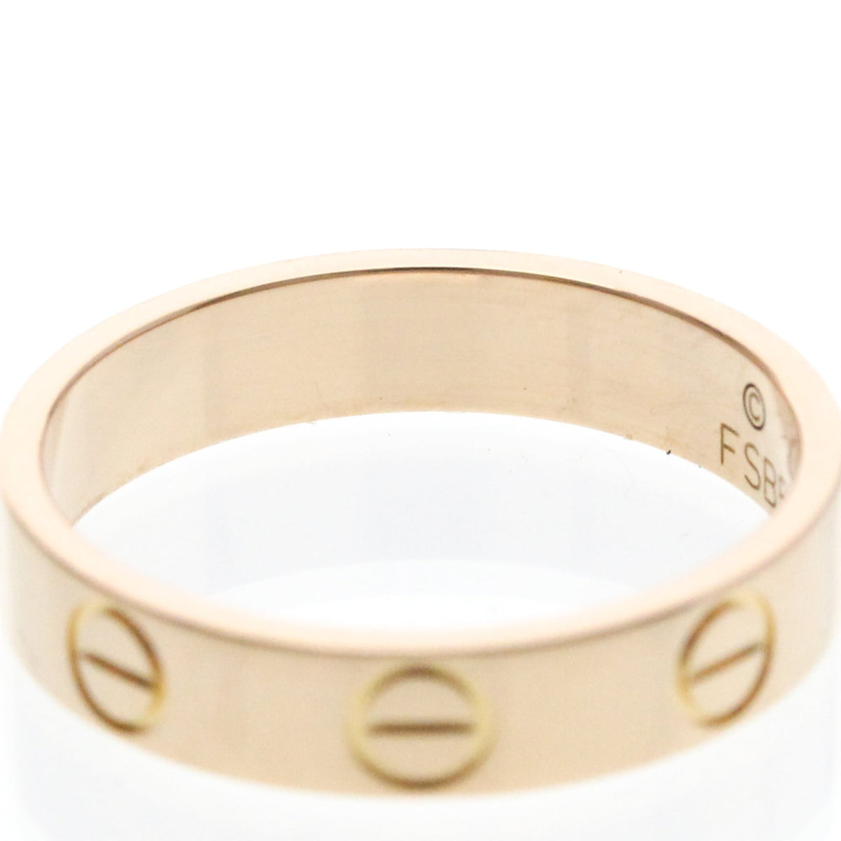 PRE-OWNED Cartier Mini Love · Rose Gold Size 4.5