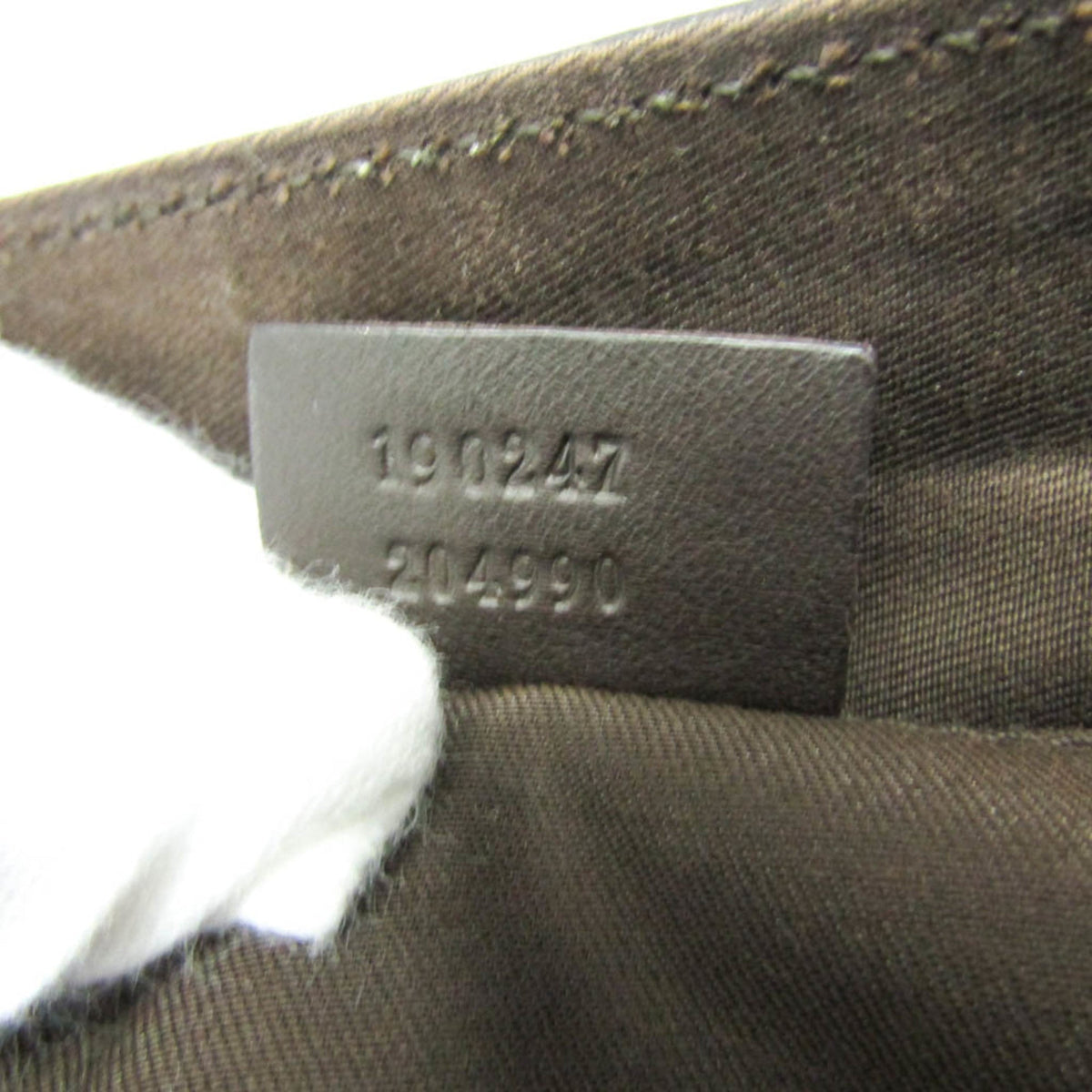PRE-OWNED Gucci GG Canvas · Leather Handbag