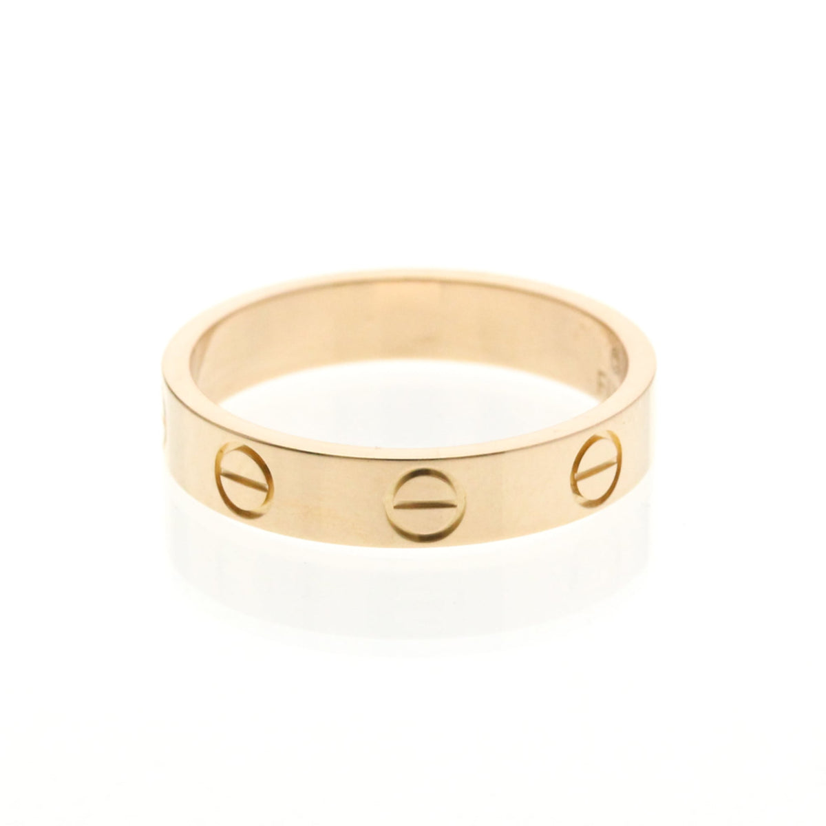 PRE-OWNED Cartier Mini Love · Rose Gold Size 5.5