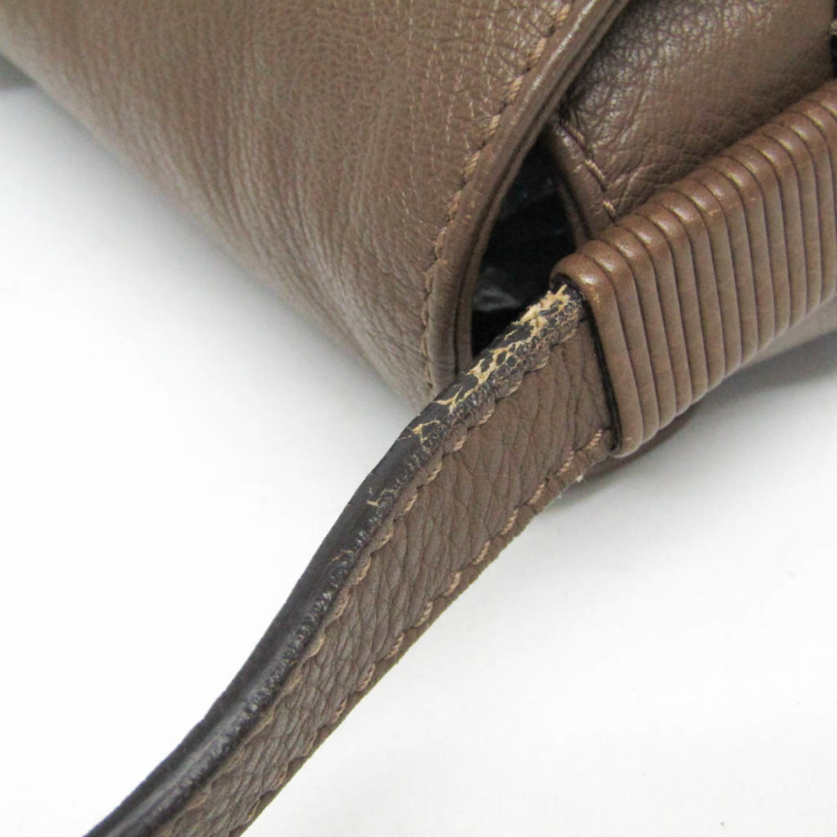 PRE-OWNED Gucci Bamboo · Leather Shoulder Bag