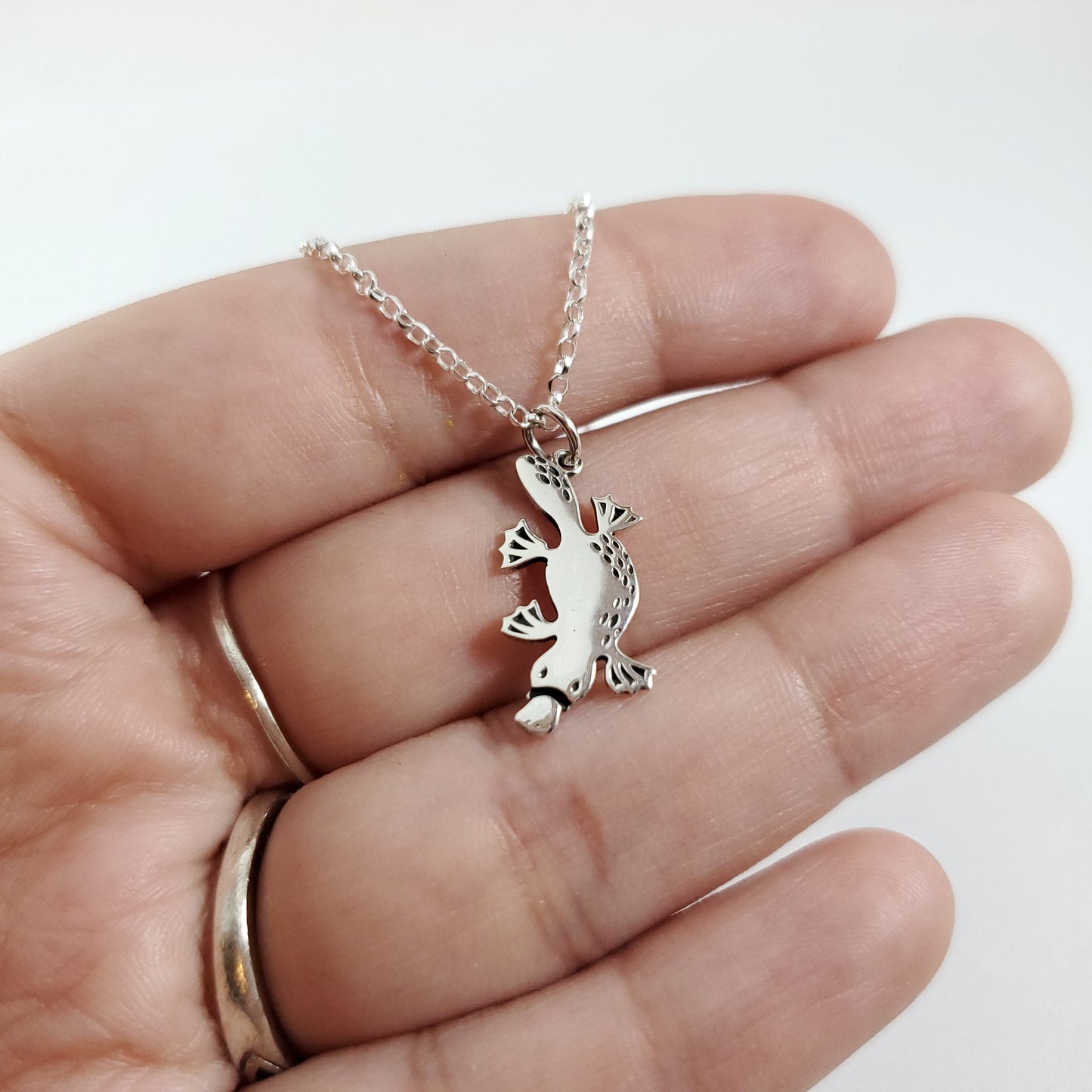 Platypus Charm - Sterling Silver Necklace - Gift for Her