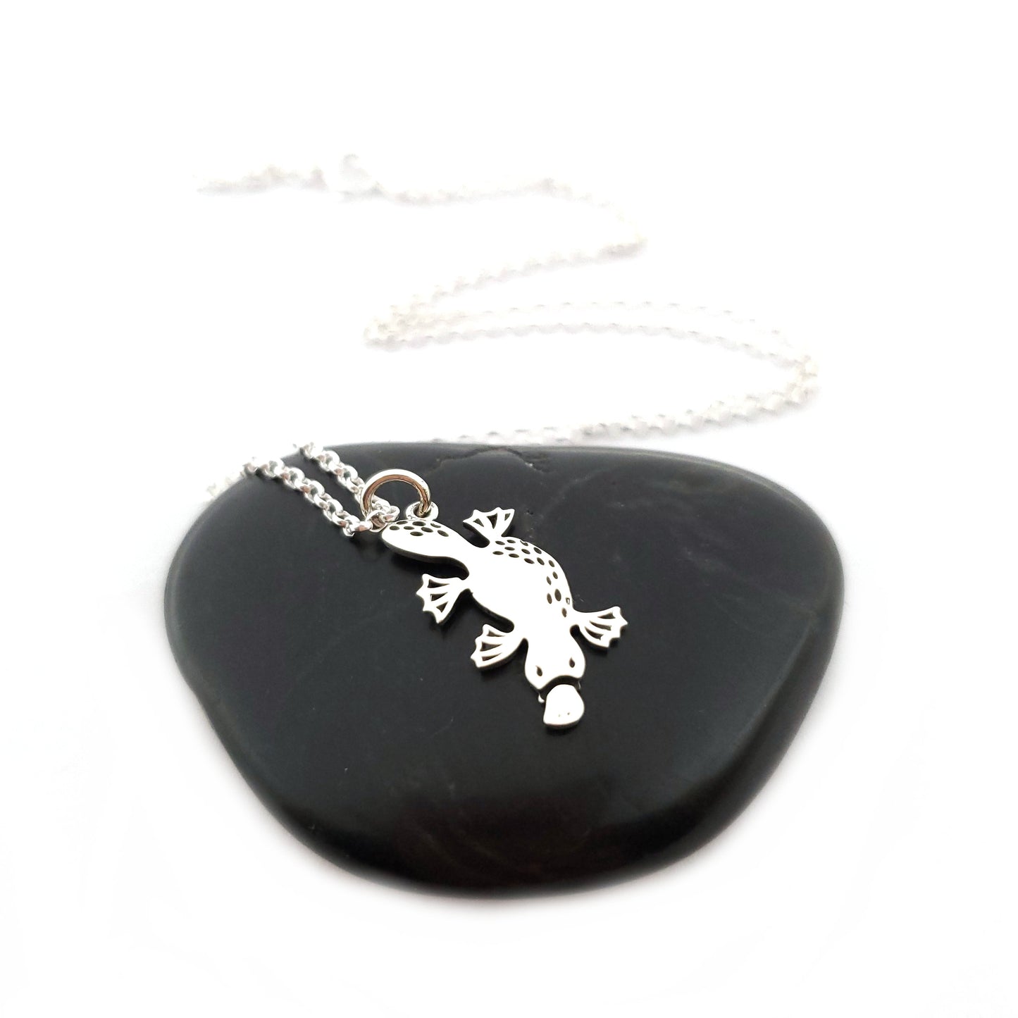 Platypus Charm - Sterling Silver Necklace - Gift for Her