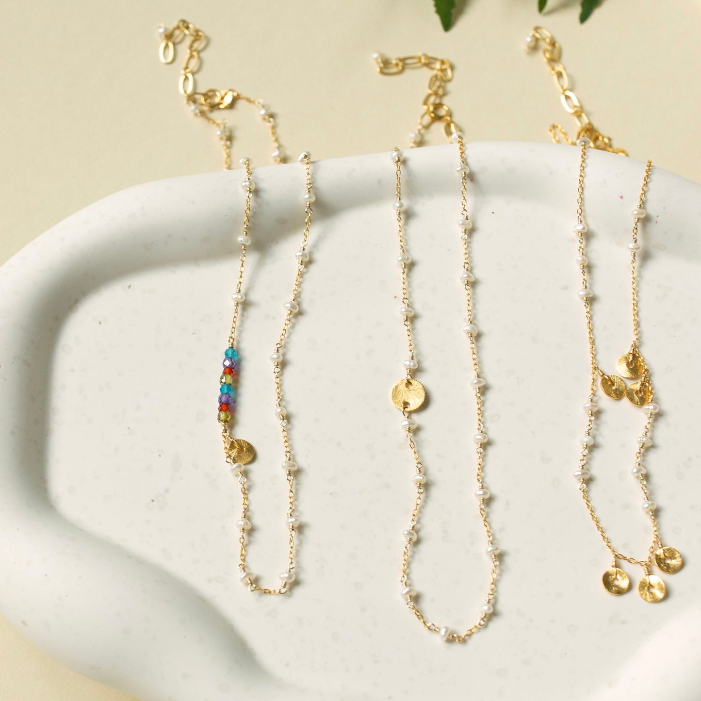 Pearl Paloma Chain Necklace