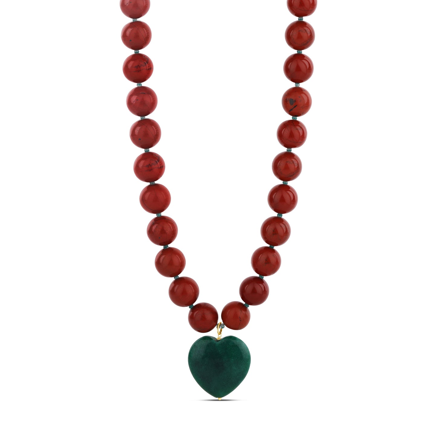 Heart of Jasper Statement Necklace