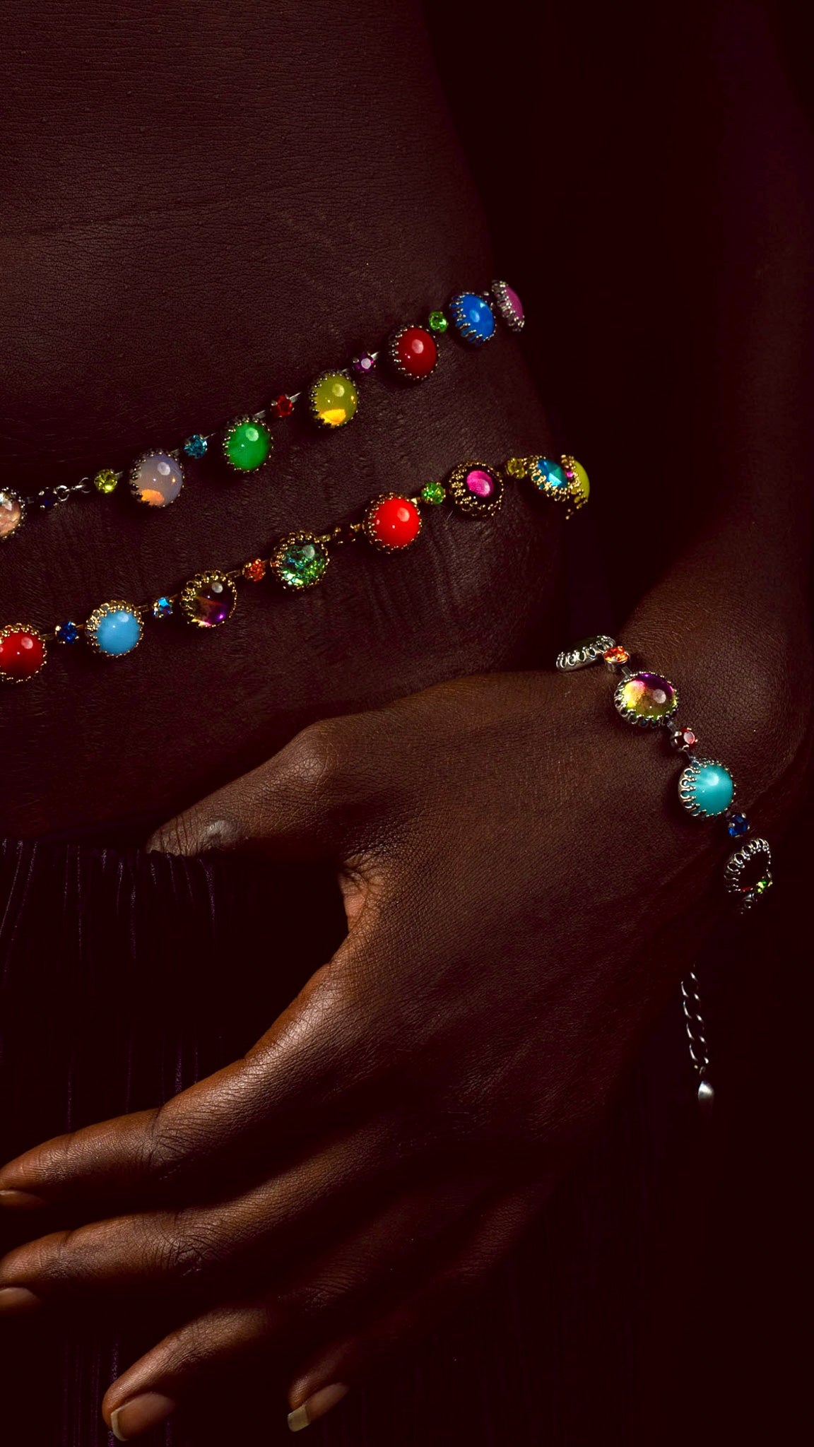Paint Pot Waist Chain (silver) and (gold)