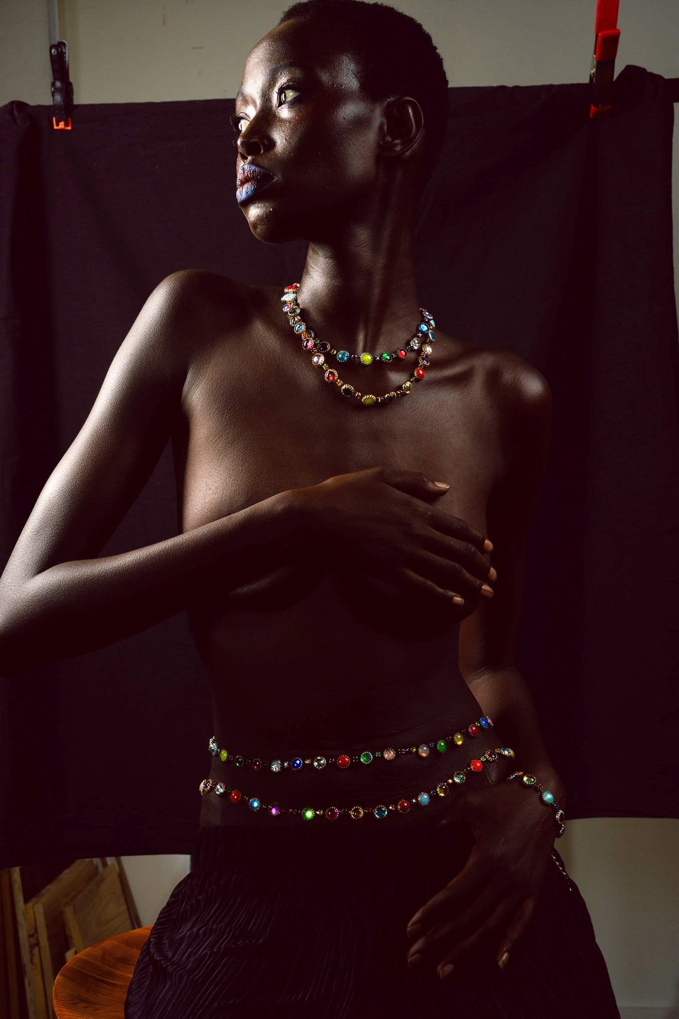 Paint Pot Waist Chain (silver) and (gold)