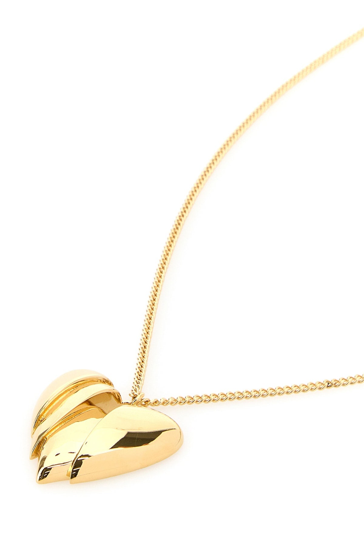 Amina Muaddi Women Heartbreaker Necklace Gold Base