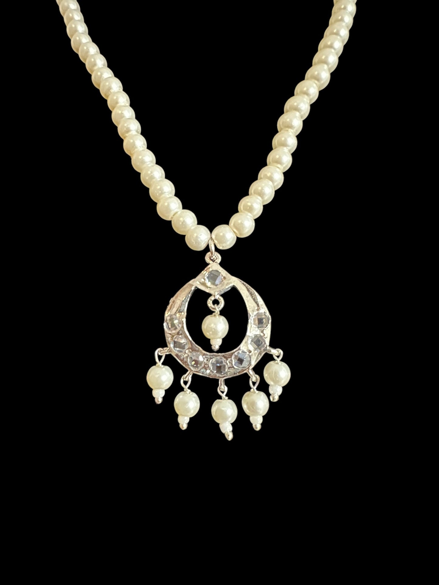 PS500 Nida pendant set - silver plated  ( SHIPS IN 2 WEEKS )