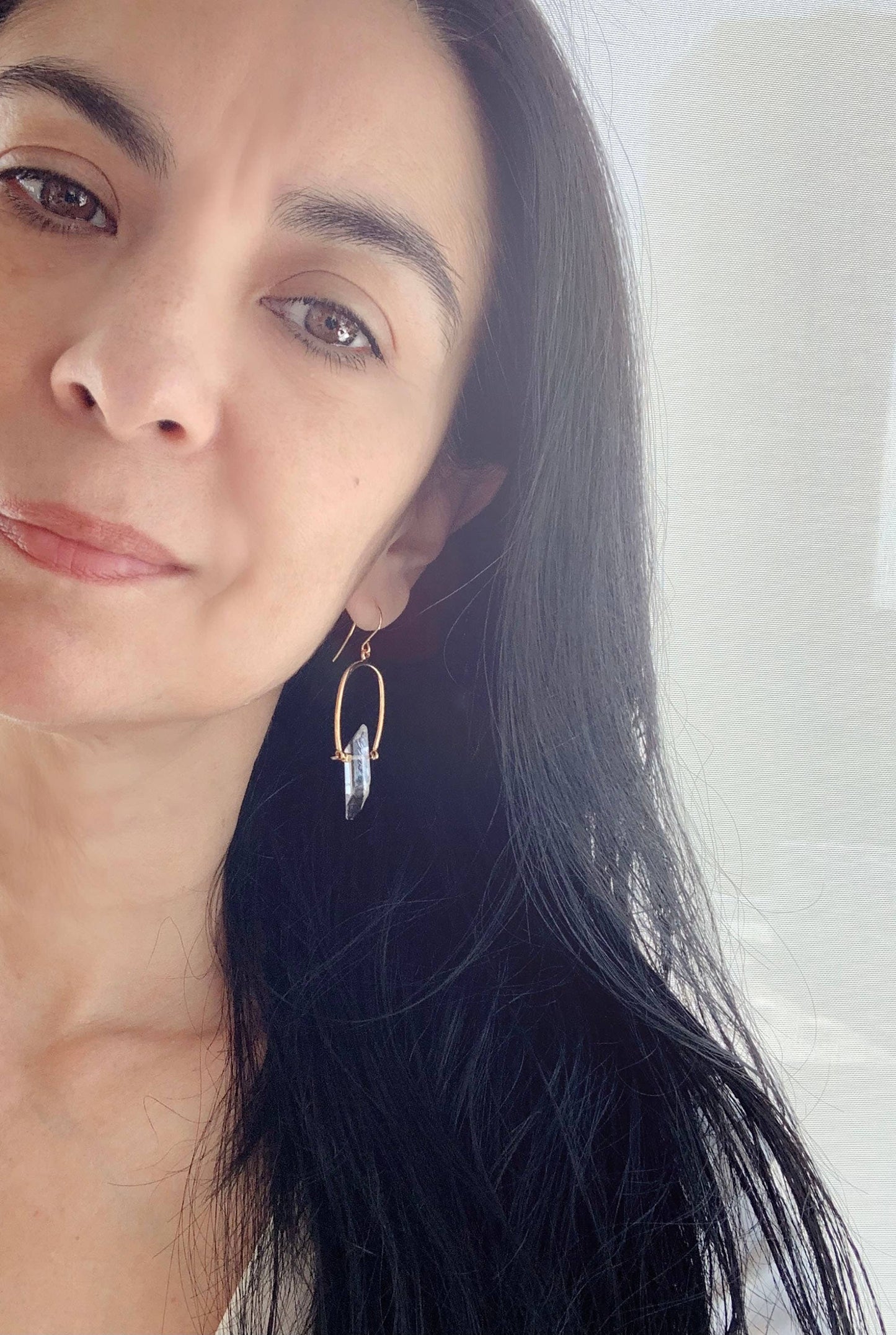 Crystal Horseshoe Earrings