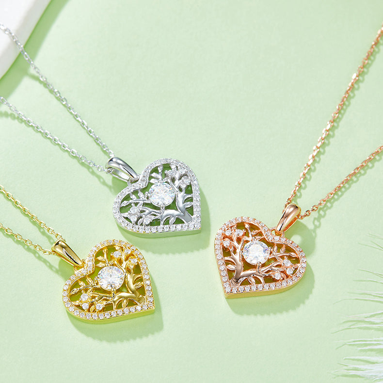 Sparkala™ 925 Sterling Silver Heart Shape Necklace