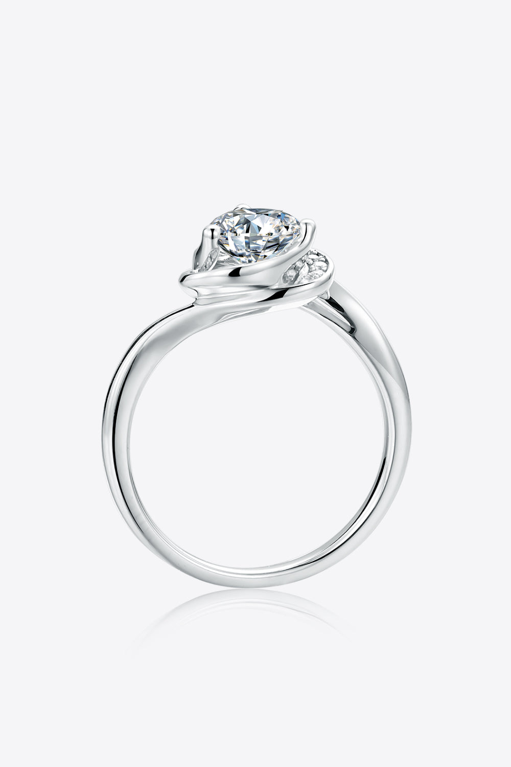 1 Carat Sparkala™ Platinum Over Pure Sterling Silver Heart Ring