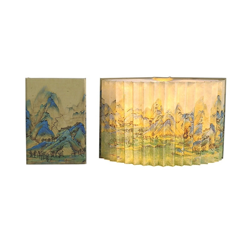Unique Folding Book Accordion Style Lamp