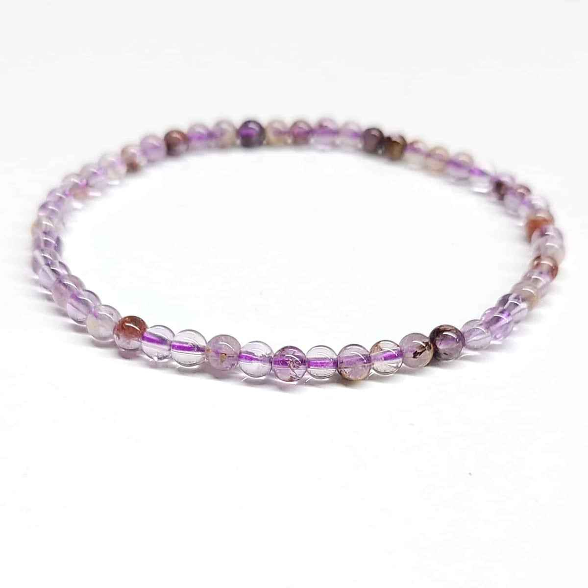 Super 7 Round Bead Bracelet - Stone of Ascension & Manifestation