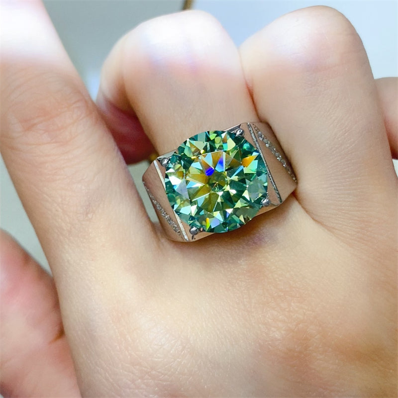 10 Carat Sparkala™ 925 Sterling Silver Signet Ring