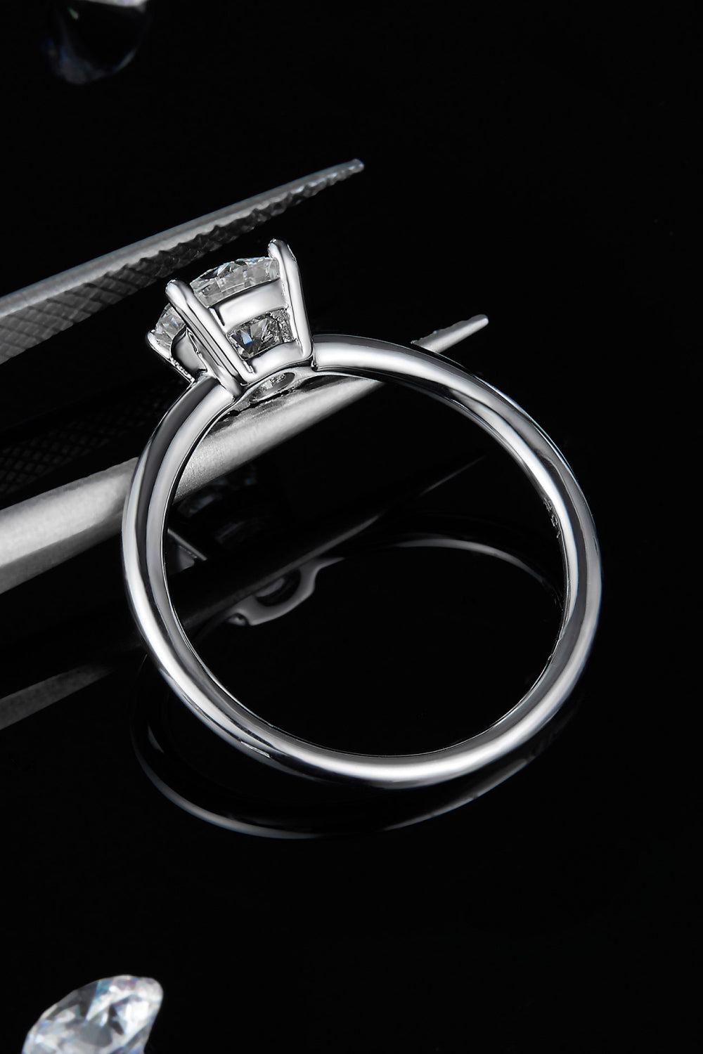 1 Carat Sparkala™ Platinum Over Pure Sterling Silver Solitaire Ring
