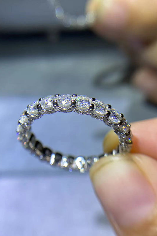 You've Got It 1.5 Carat Sparkala™ Eternity Ring (Platinum Over Pure Sterling Silver)