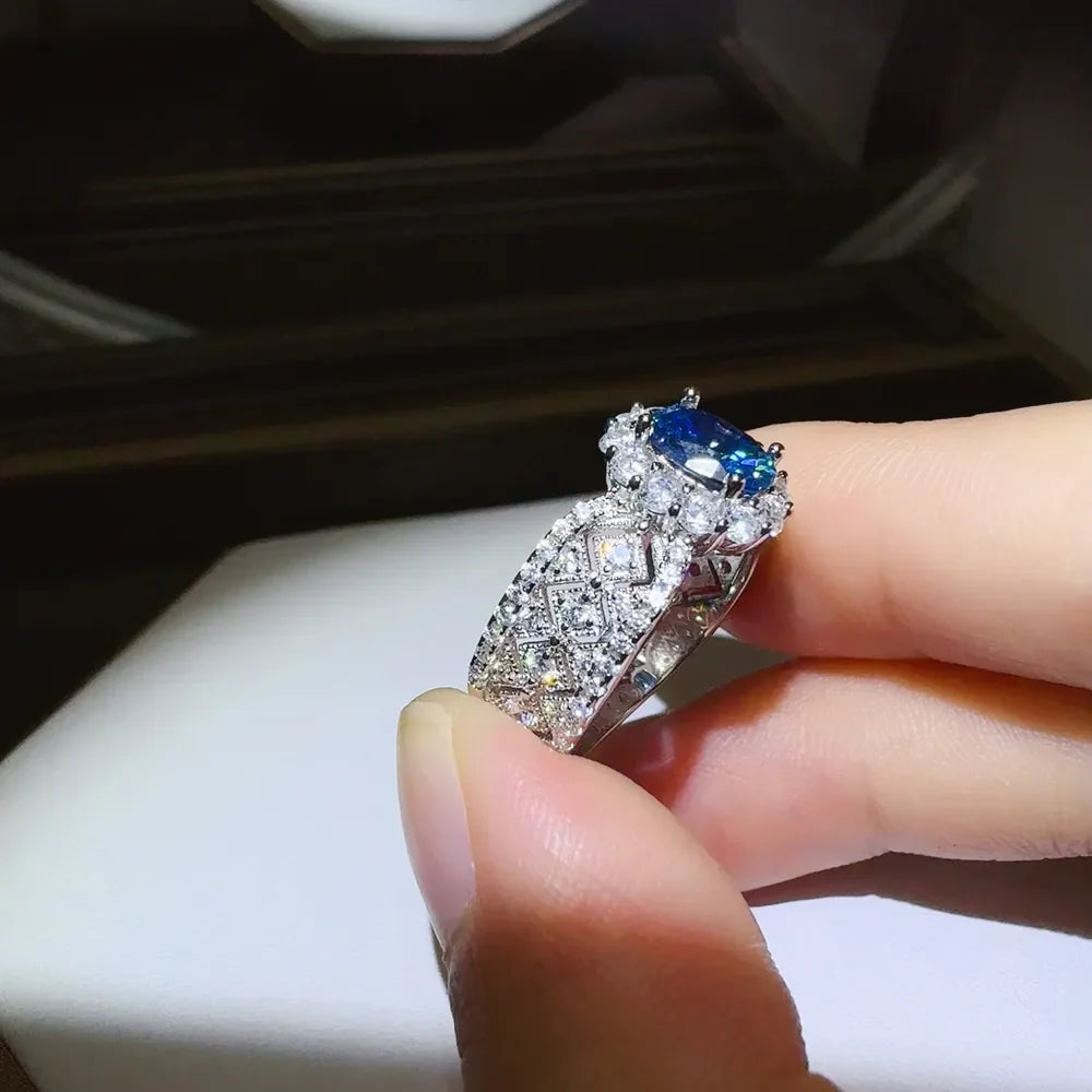 1 Carat Sparkala™ Zircon 925 Sterling Silver Ring