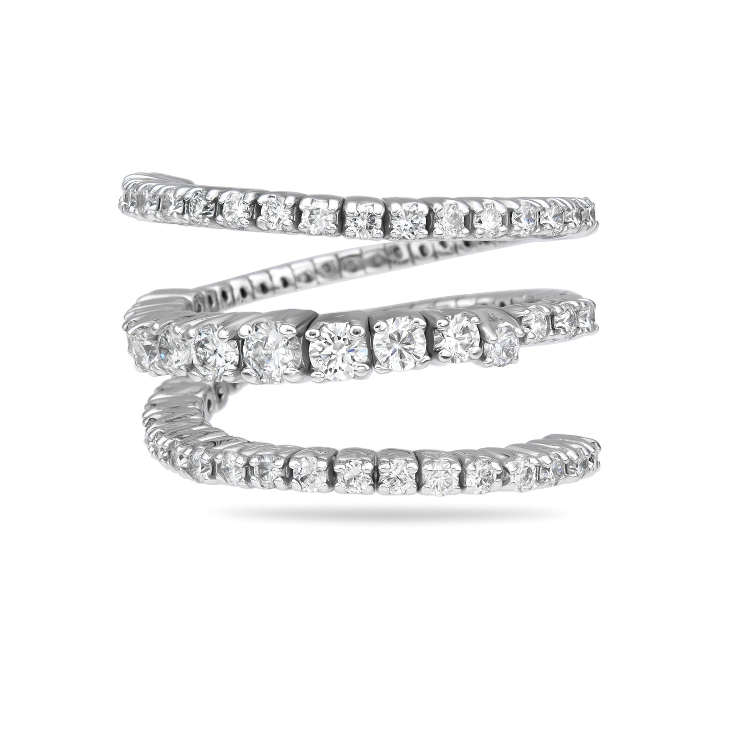 Graduated Spiral Ring