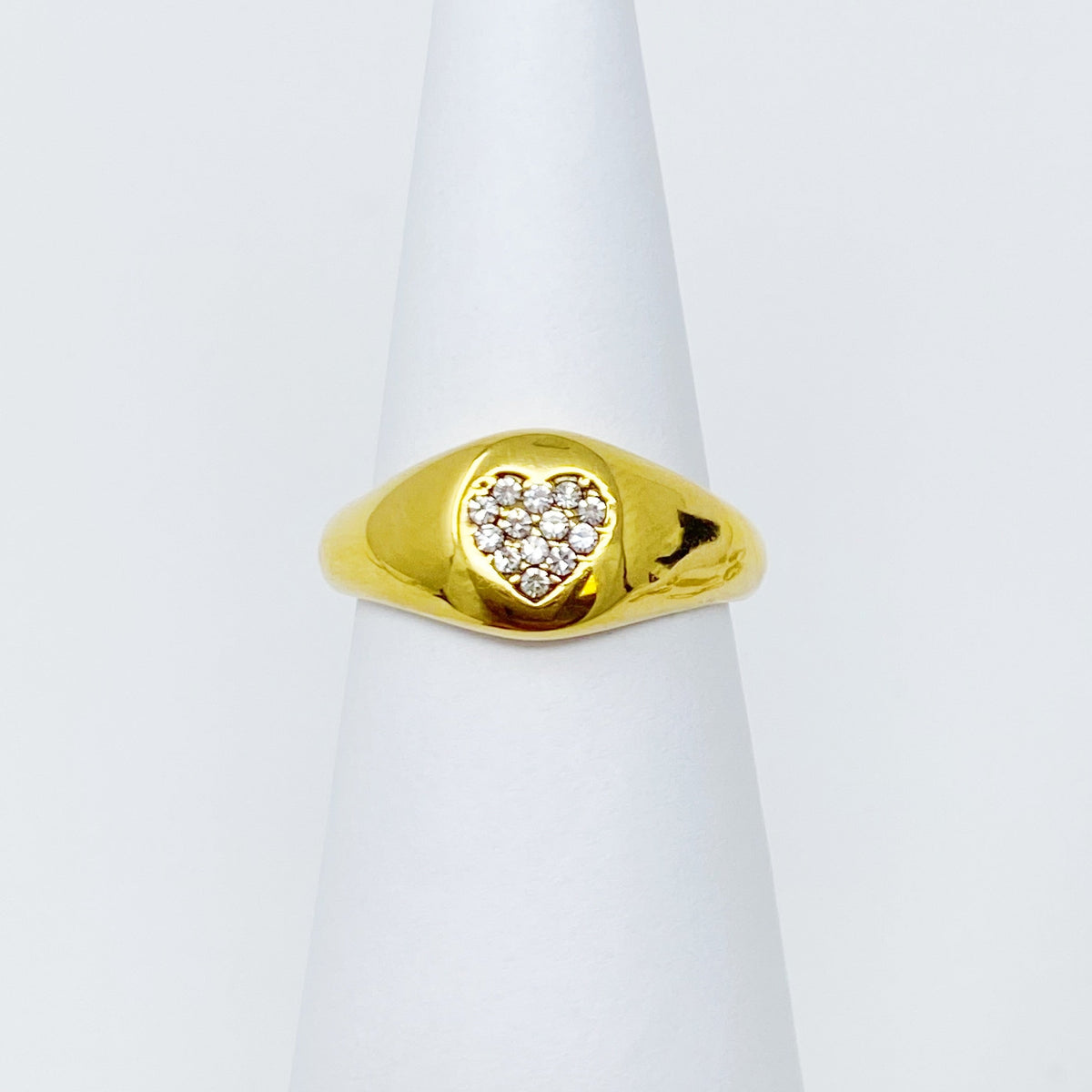 Shine Me Initial Ring