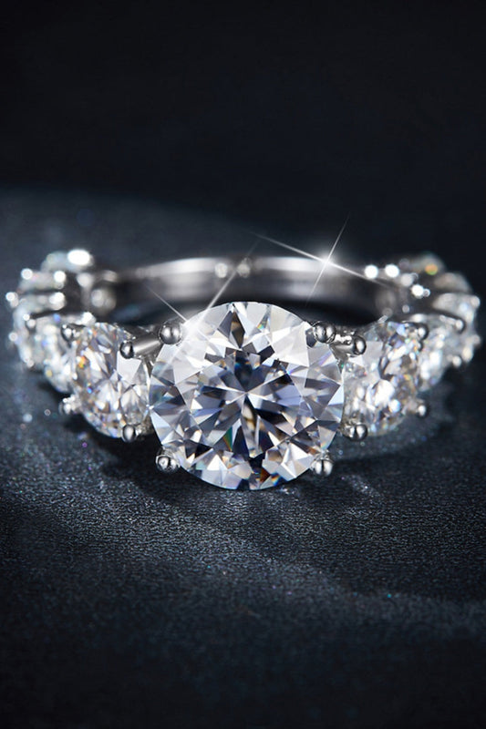8 Carat Brilliant Round Cut Sparkala™ Pure Sterling Silver Ring