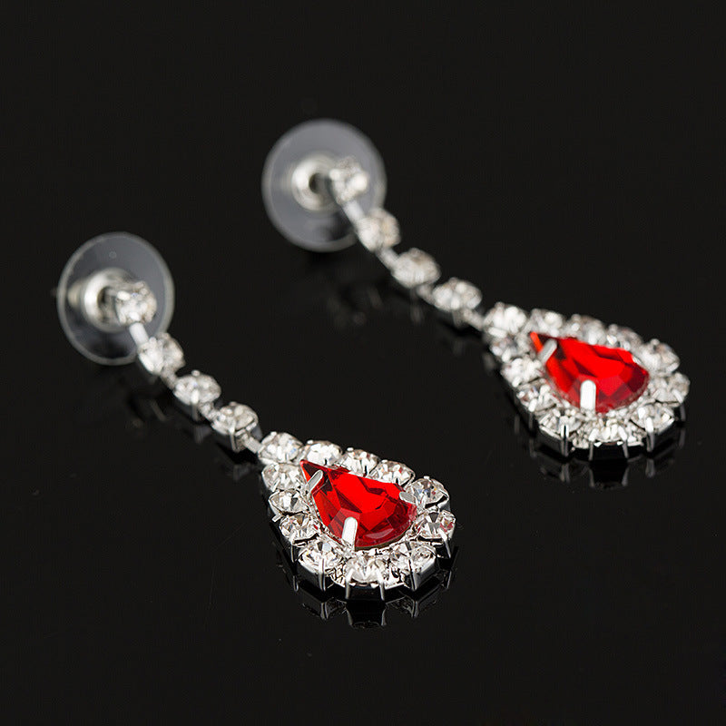 Attractive Popular Bride Rhinestone Suite Jewelry Set