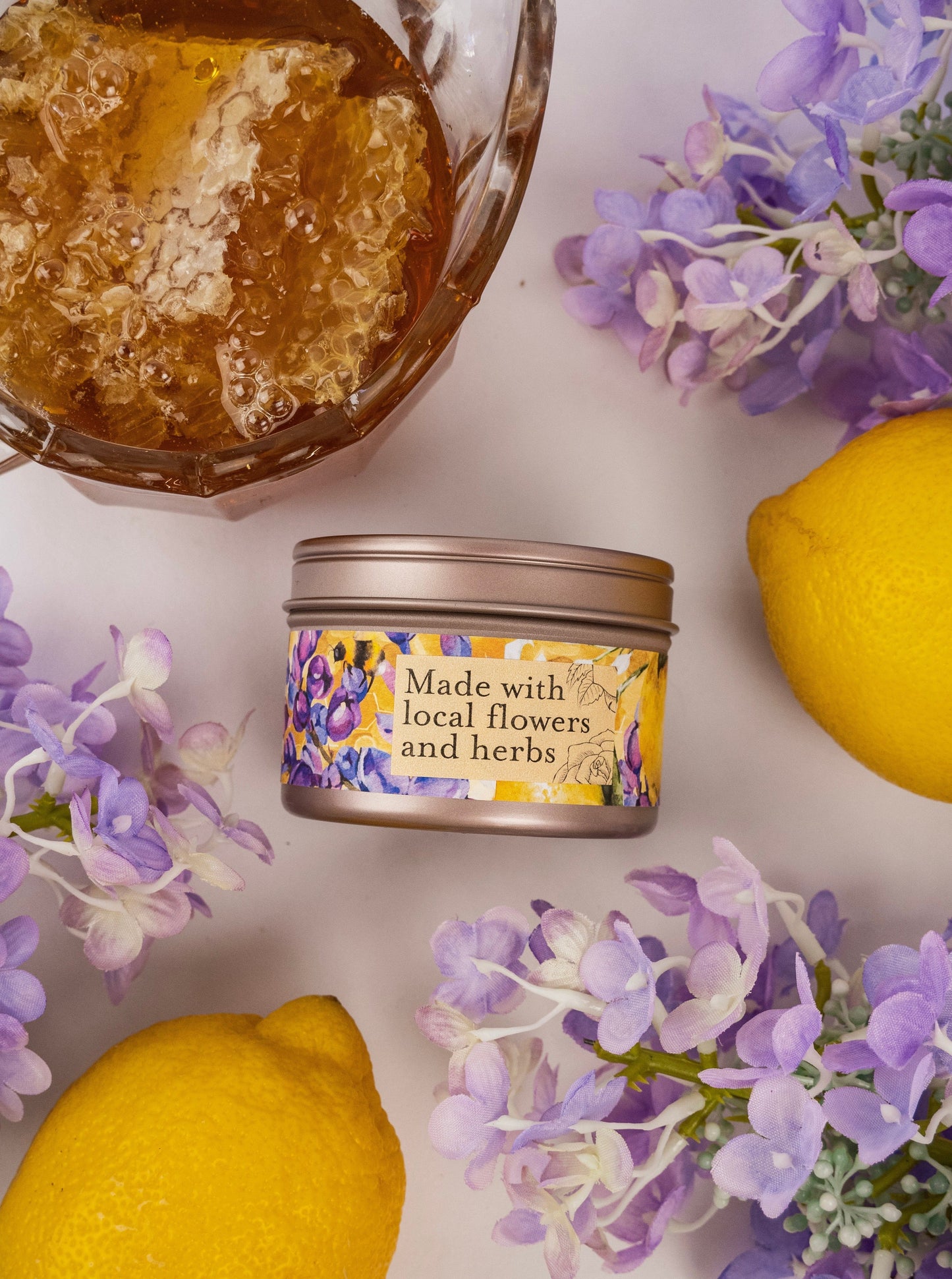 NECTAR Lilac Lemon Honey Candle