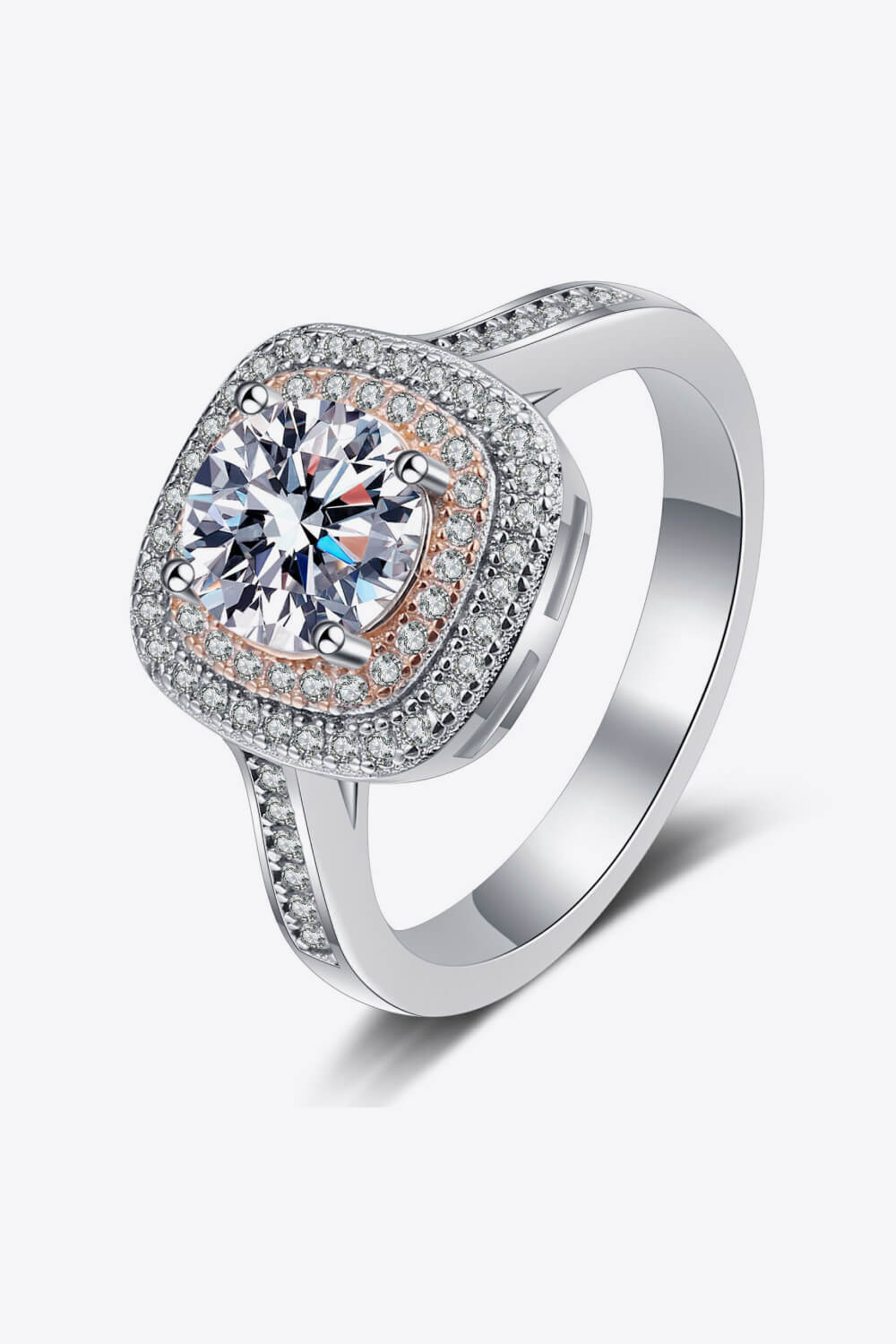 Need You Now Pink Sparkala™ Ring (Rhodium Over Pure Sterling Silver)