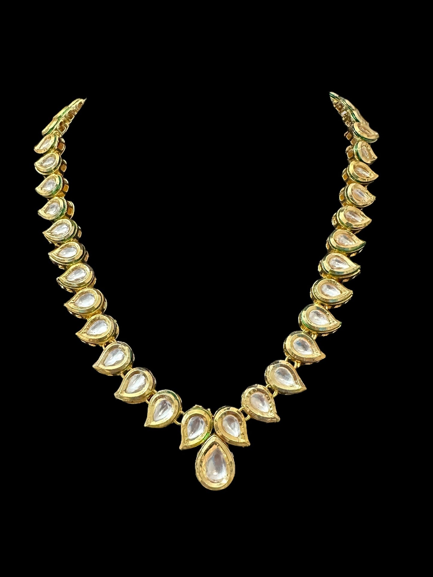 DNS155 high quality kundan necklace set( READY TO SHIP )