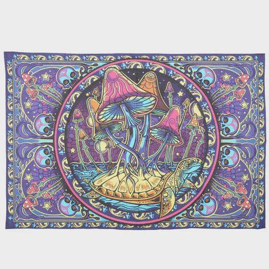3D Single Mushroom Tapestry