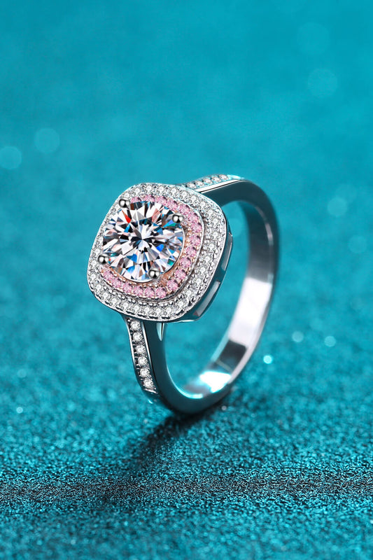 Need You Now Pink Sparkala™ Ring (Rhodium Over Pure Sterling Silver)