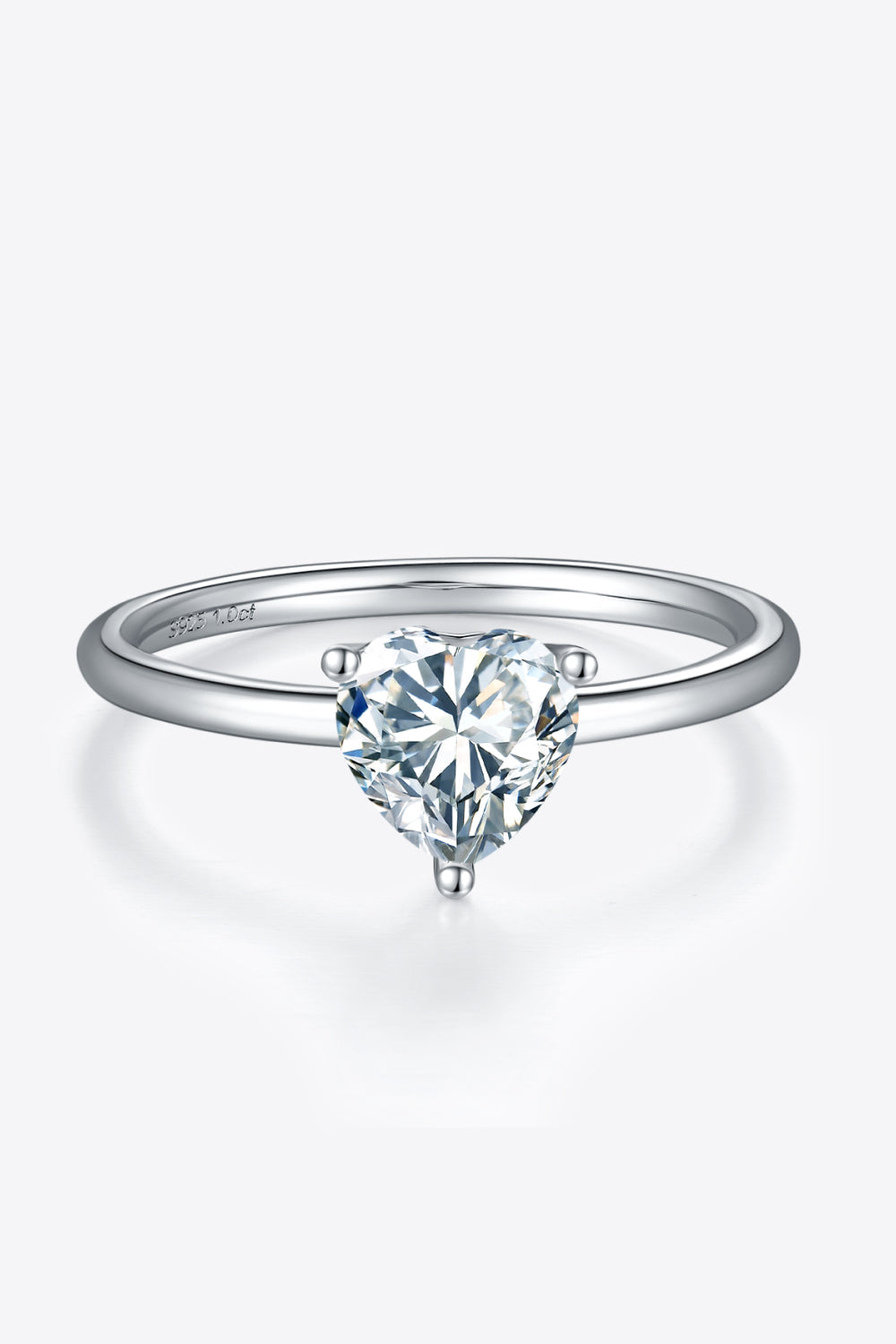 1 Carat Sparkala™ Platinum Over Pure Sterling Silver Solitaire Ring