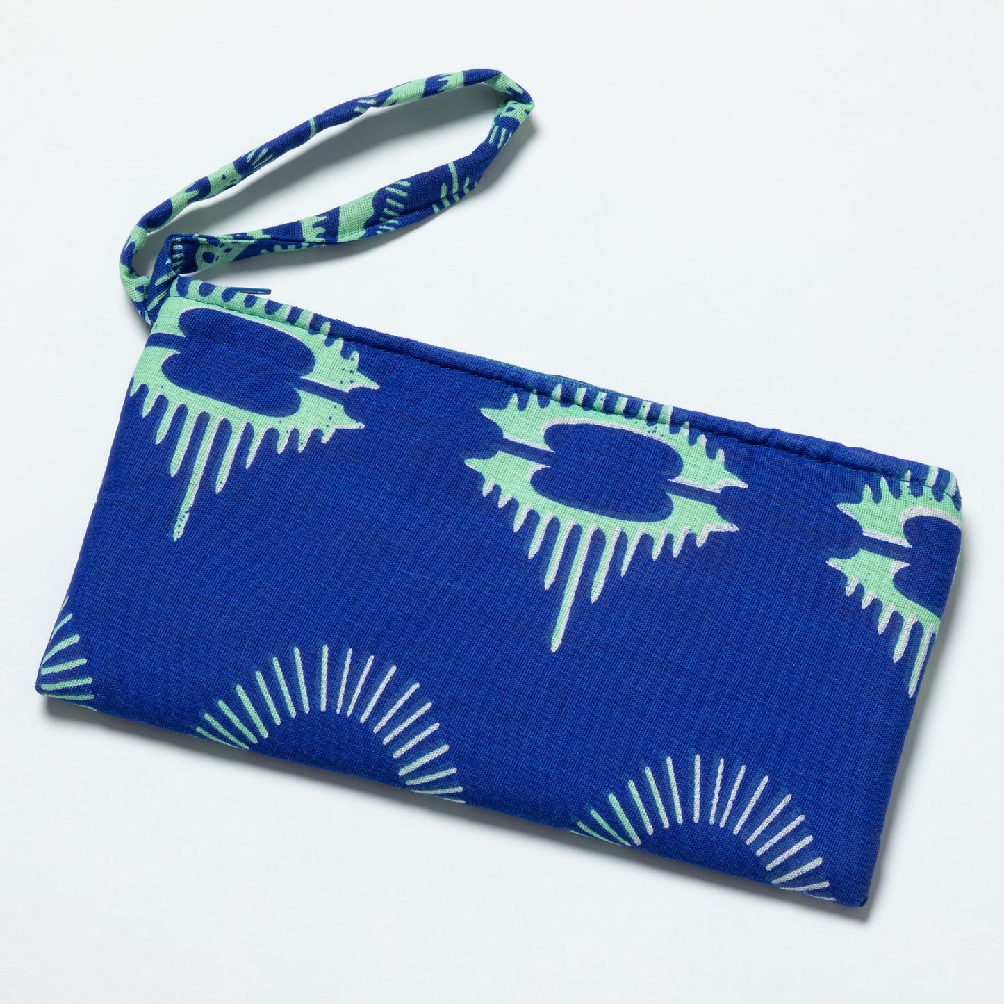 Ugandan Organic Waxcloth Wristlet