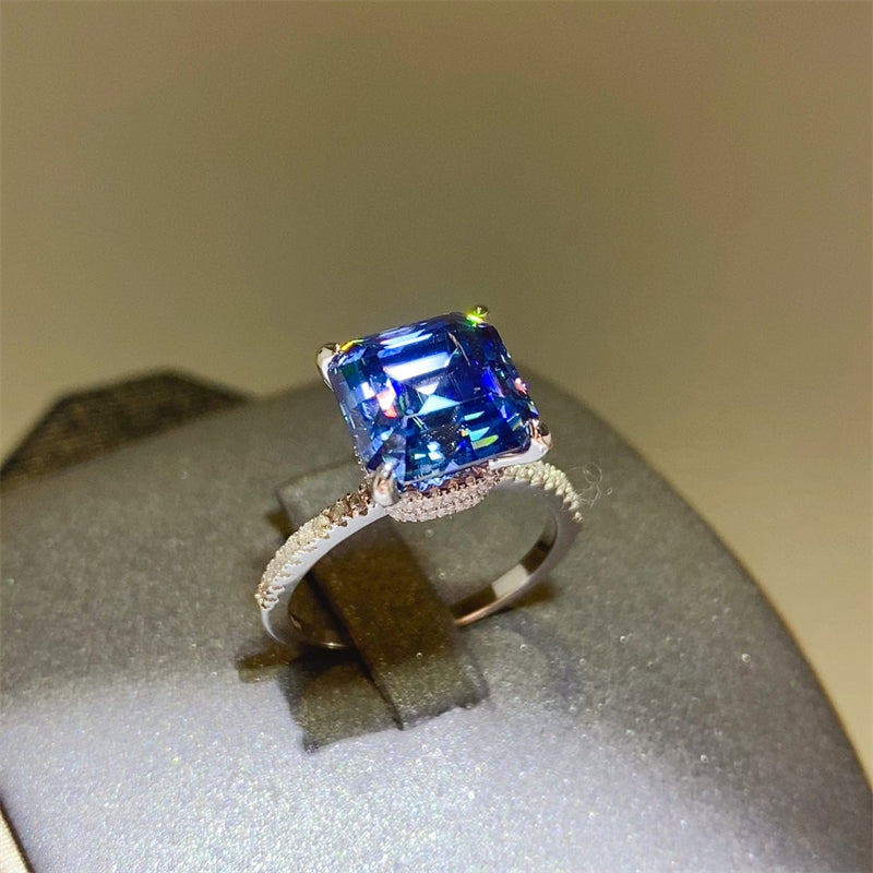5 Carat Blue Sparkala™ Sterling Silver Ring