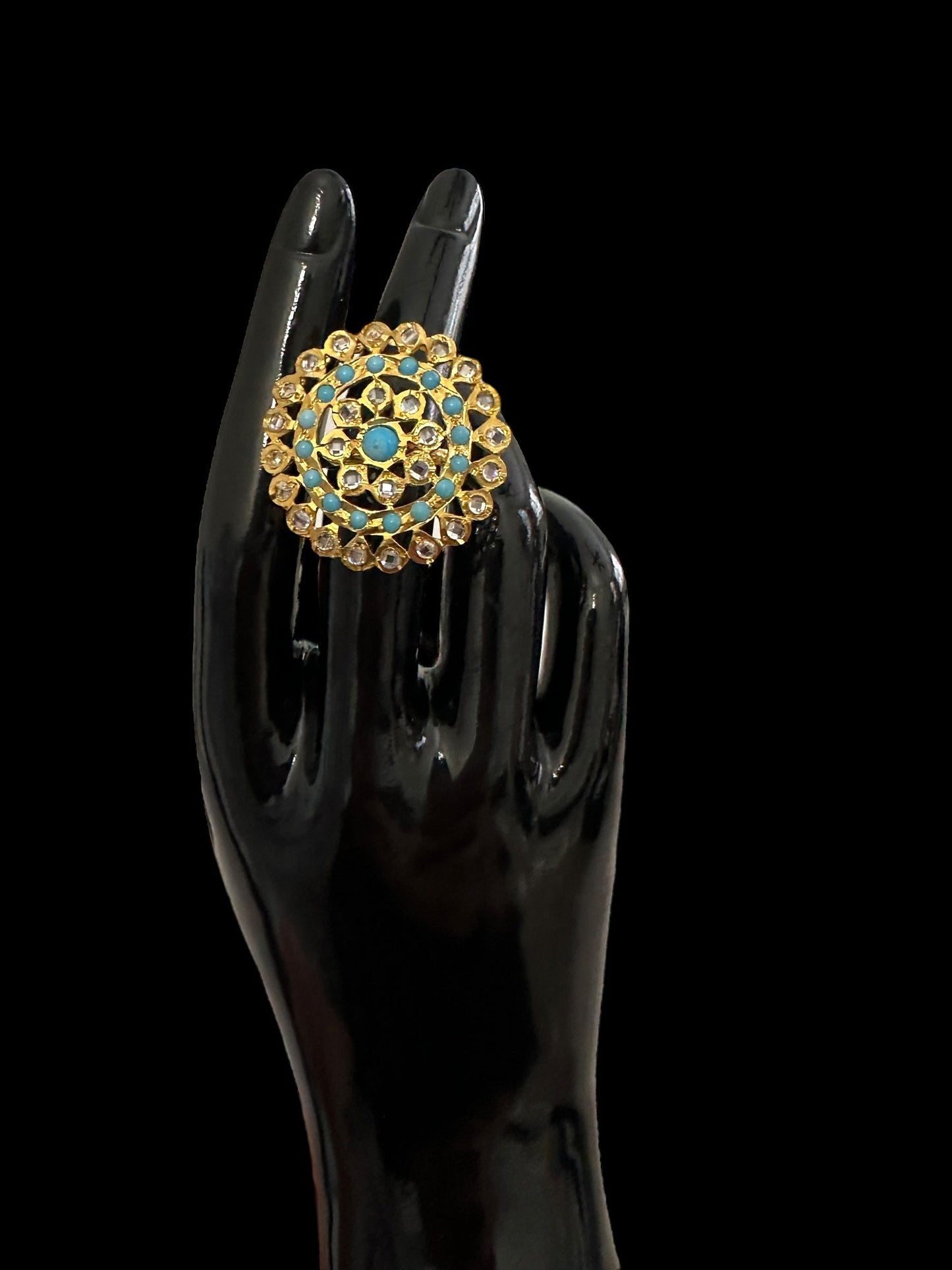 DJR2 Nia turquoise  ring ( READY TO SHIP)