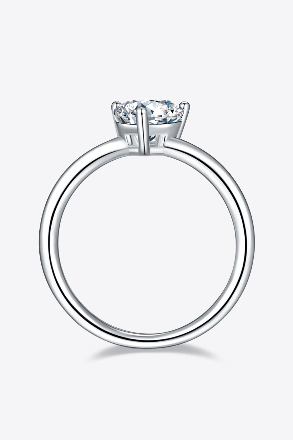 1 Carat Sparkala™ Platinum Over Pure Sterling Silver Solitaire Ring