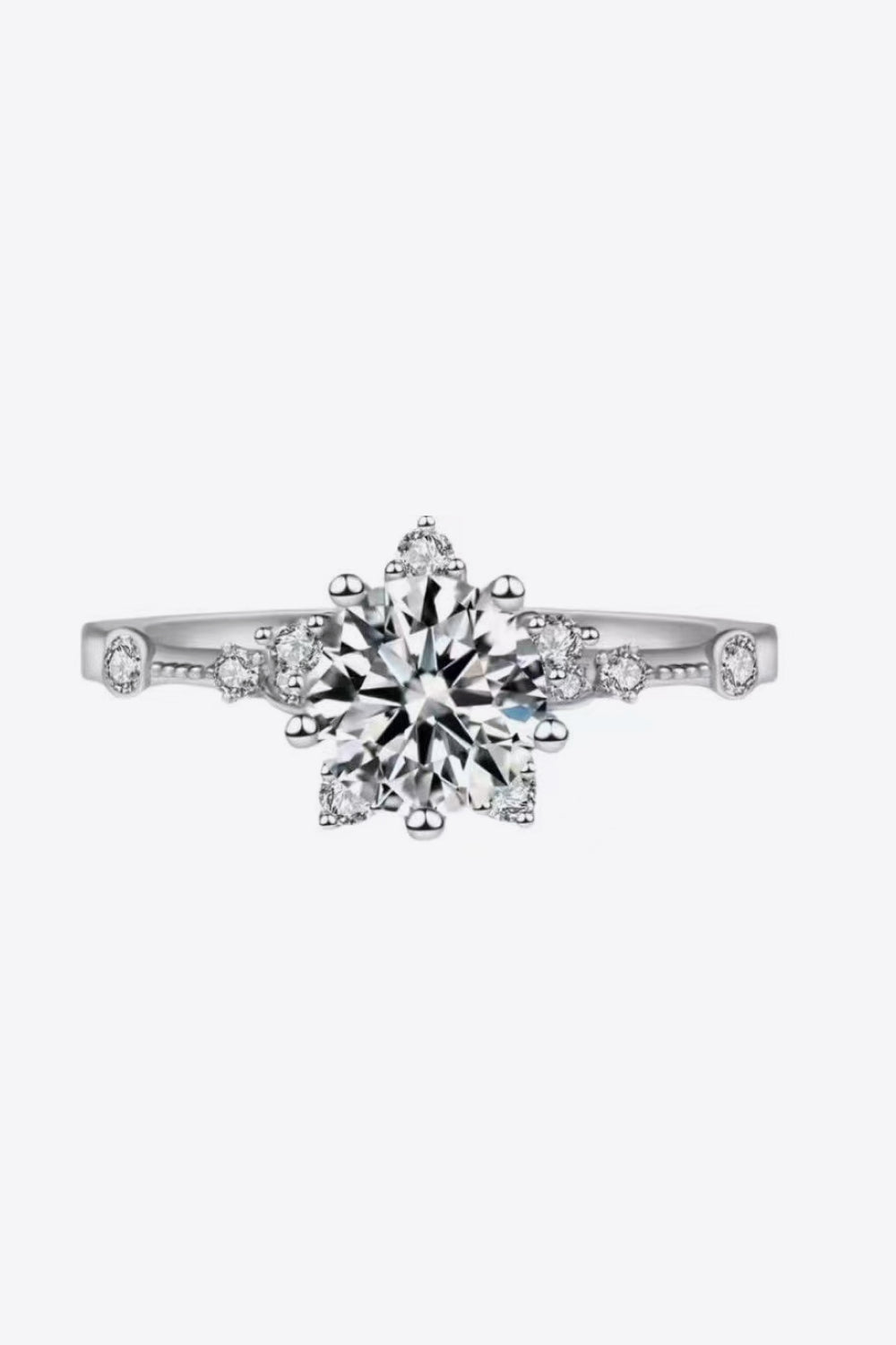 1 Carat Brilliant Round Cut Sparkala™ 6-Prong Ring