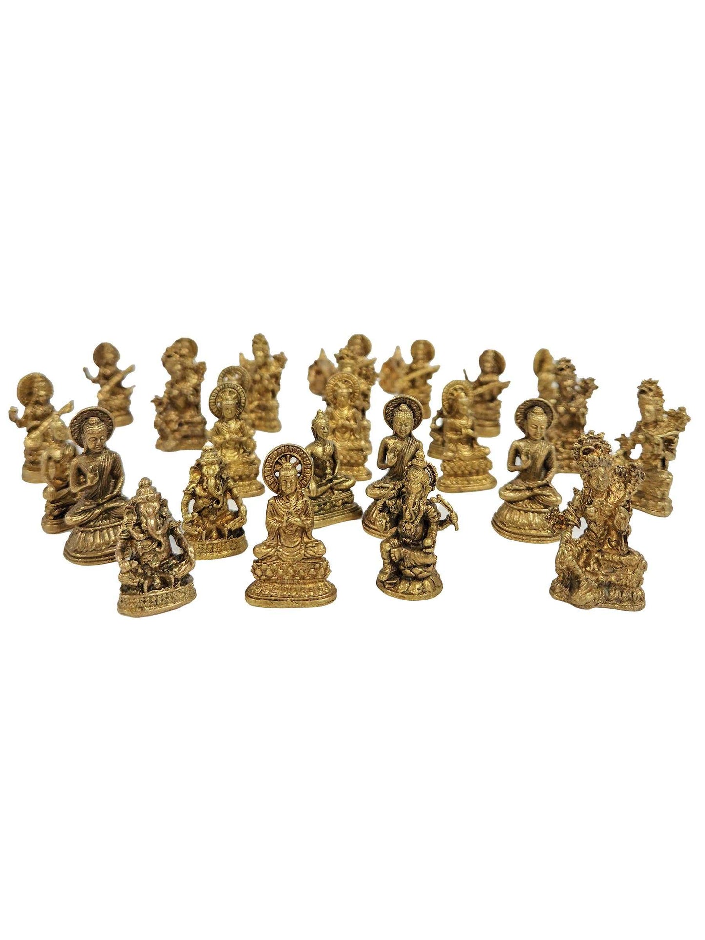 Pocket Mini Brass Statues
