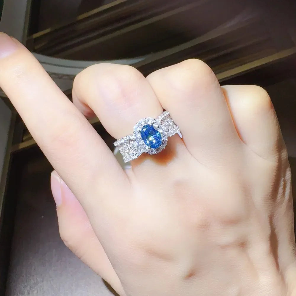 1 Carat Sparkala™ Zircon 925 Sterling Silver Ring