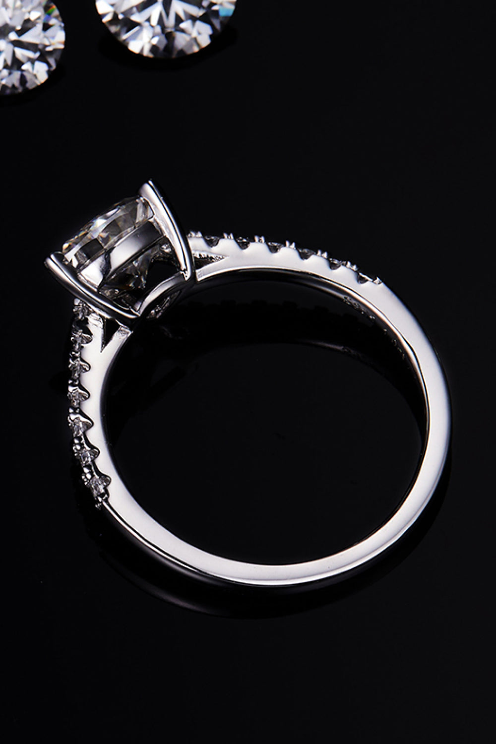 1 Carat Trillion-Cut Sparkala™ Platinum Over Pure Sterling Silver Ring