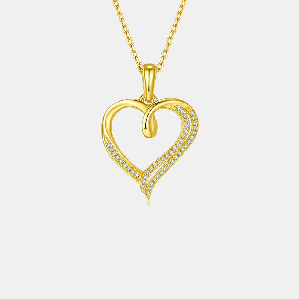 Sparkala™ 925 Sterling Silver Heart Shape Necklace