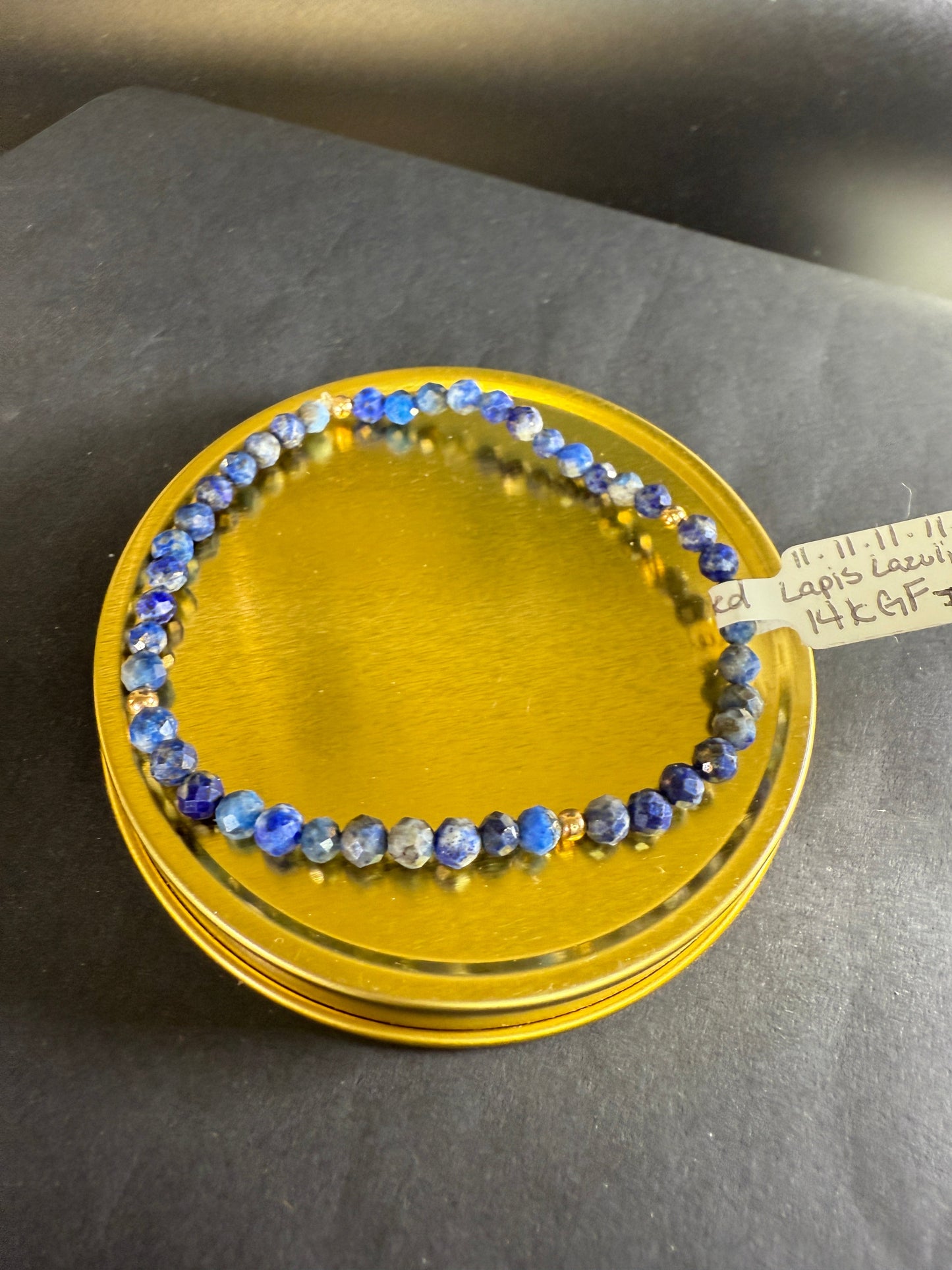 4mm Lapis Lazuli Bracelet