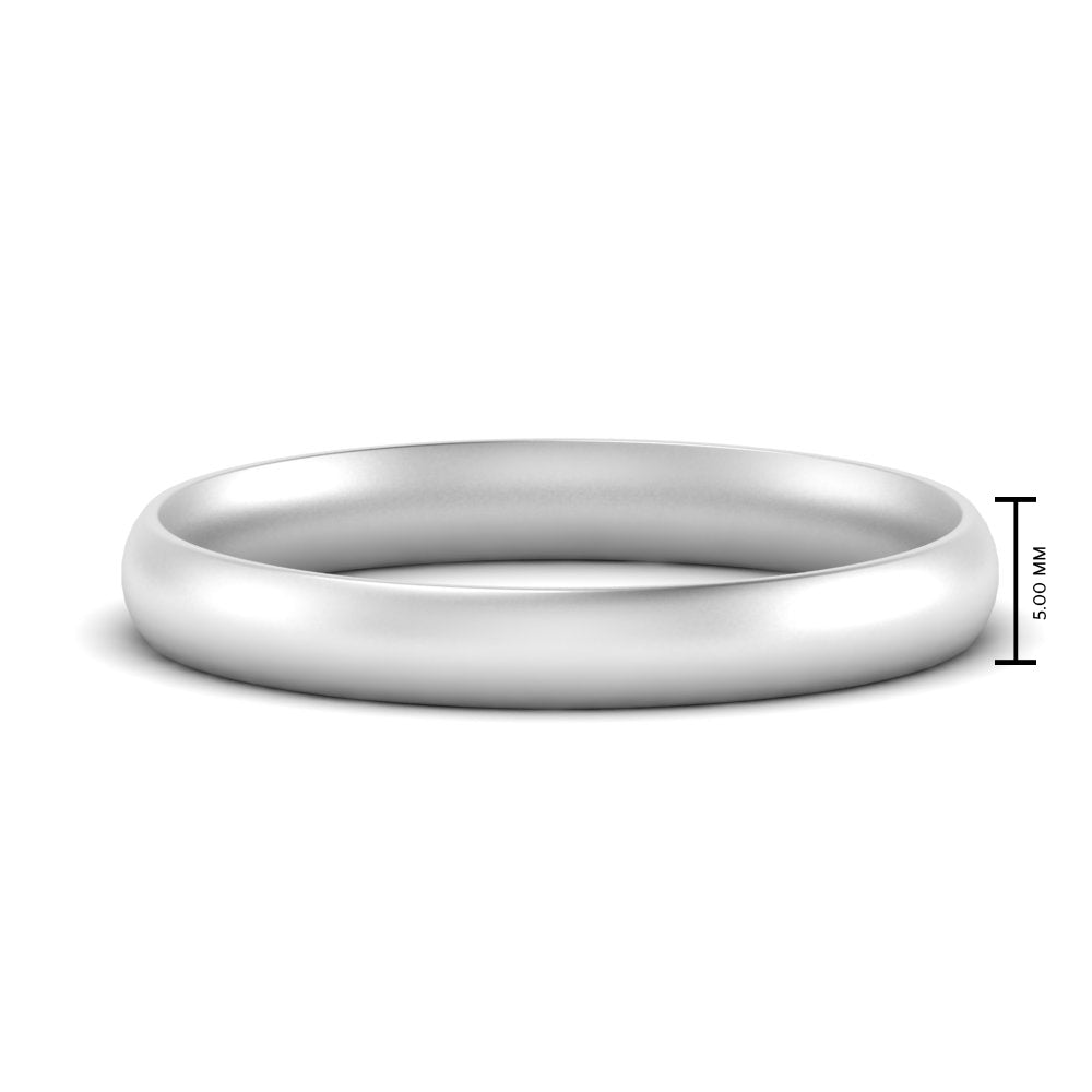 Comfort Fit Mens Wedding Band